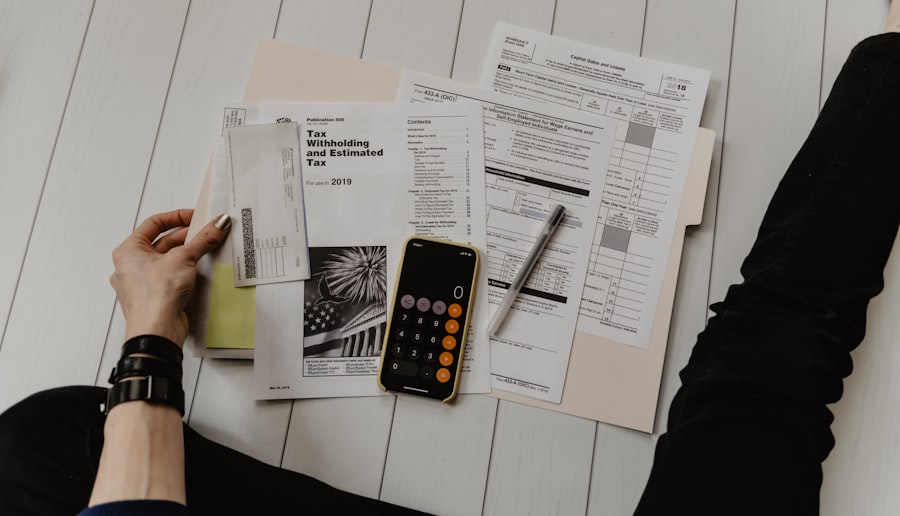 Tax and treasury paperwork